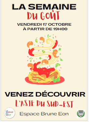 affiche semaine du goût