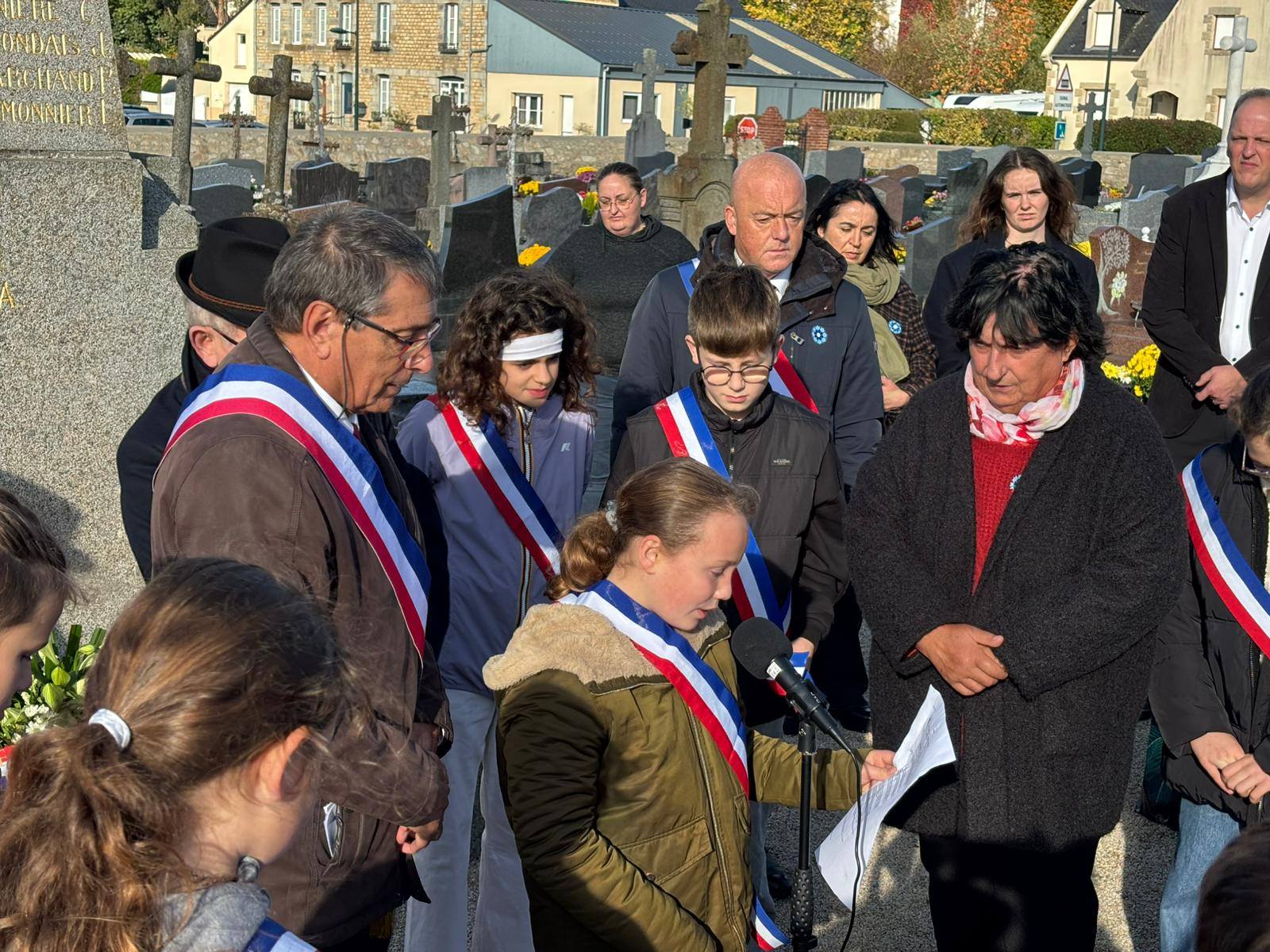 cérémonie du 11 novembre 2025 lecture cmj laya