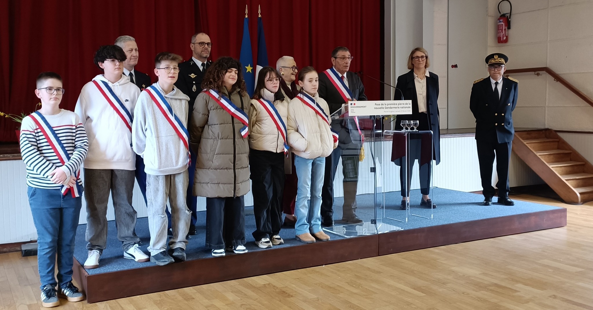 pose de la 1ère pierre discours