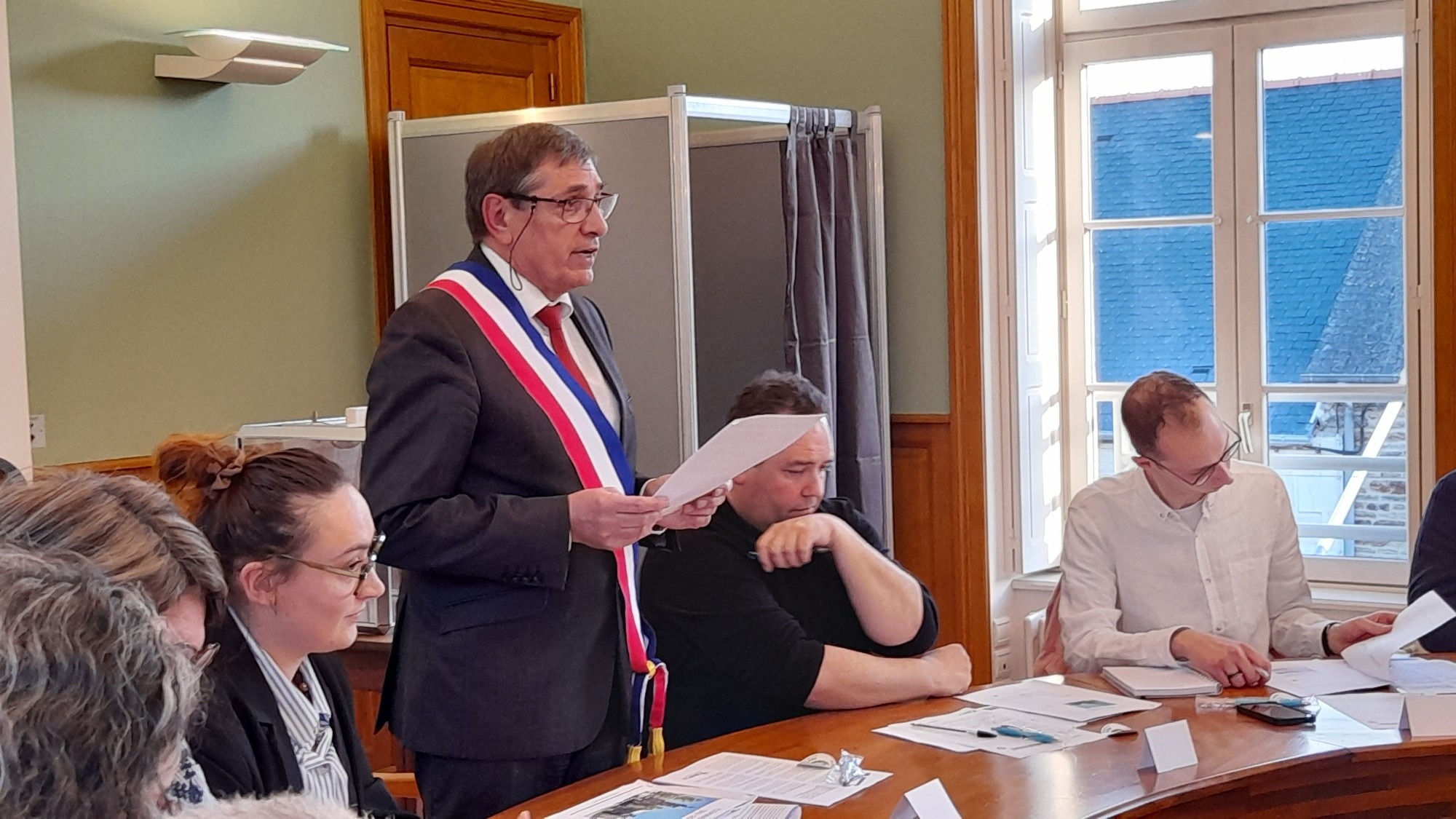 réélection du maire discours