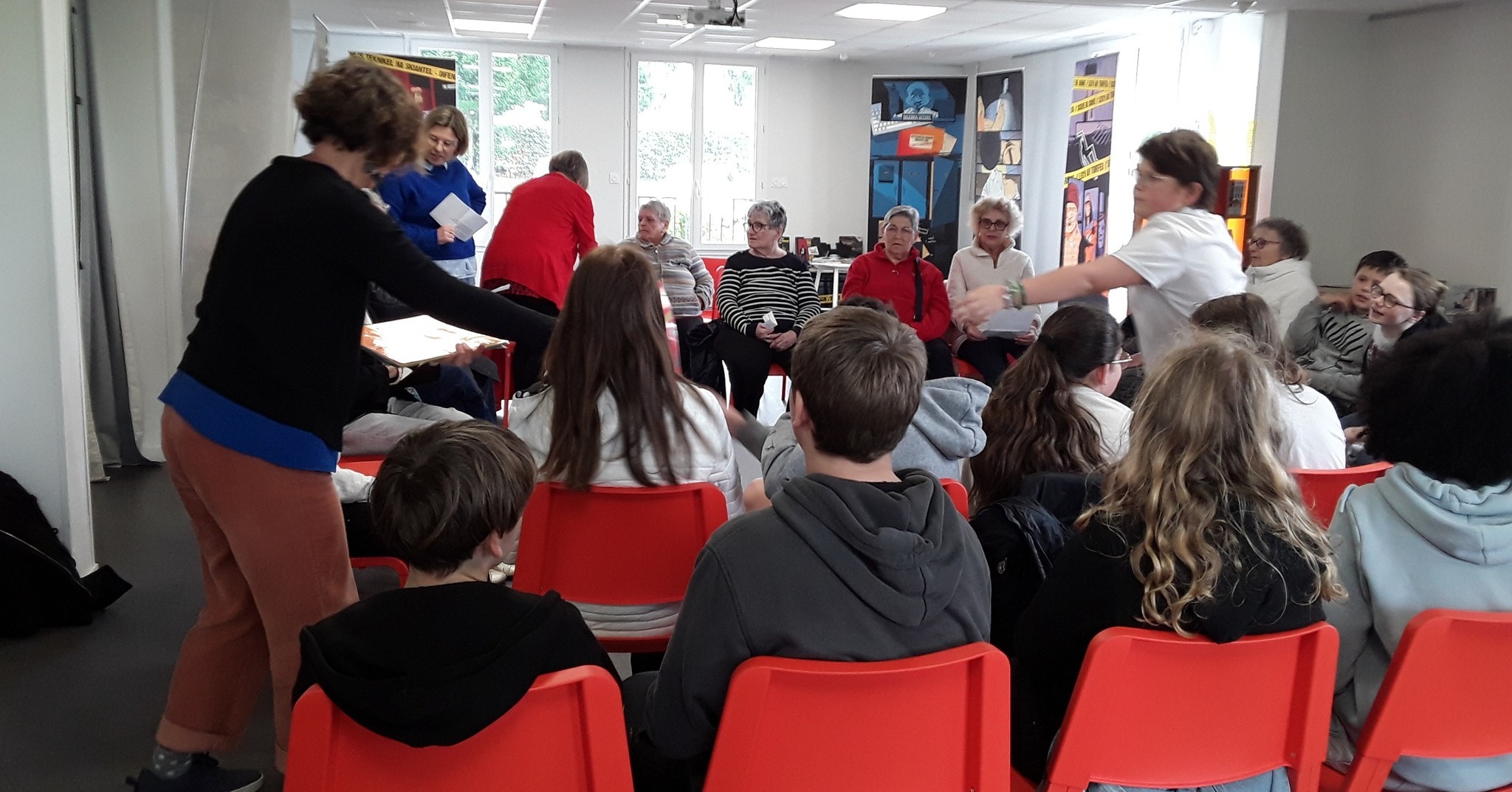 renconte collège brune et villa trskel enfants