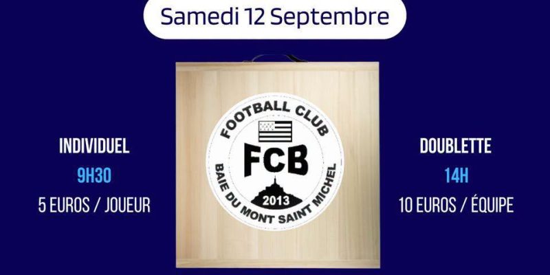 concours de palets samedi 12 septembre
